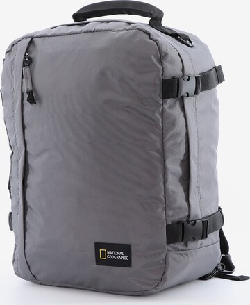National Geographic Backpack 'Hybrid' in Grey: front