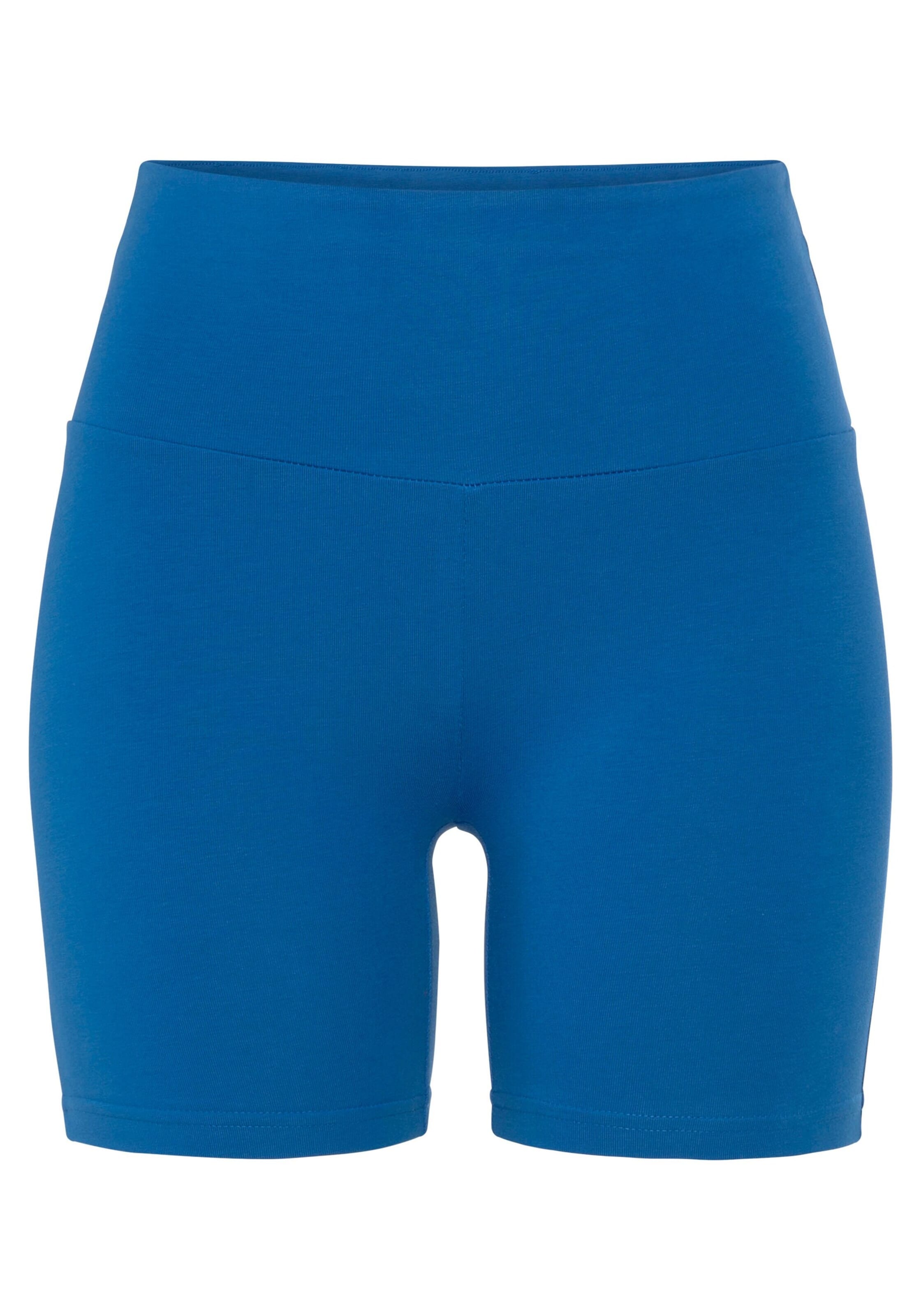 LASCANA Skinny Sportbroek in Blauw: voorkant