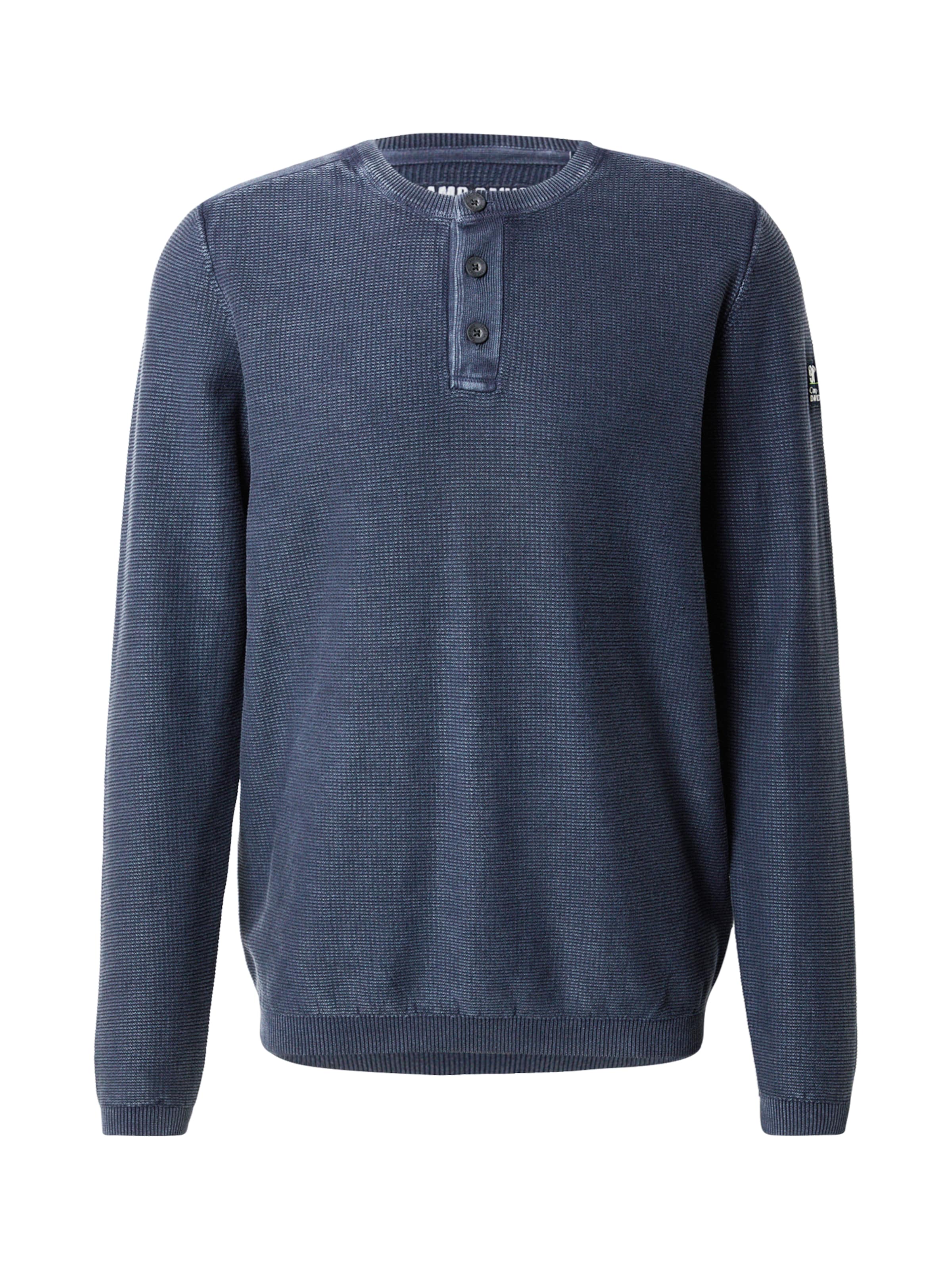 CAMP DAVID - Pullover em azul: frente