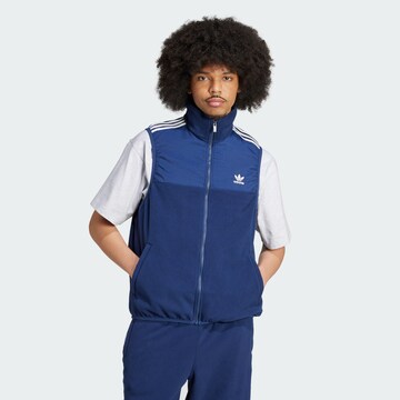Gilet 'Adicolor' ADIDAS ORIGINALS en bleu : devant