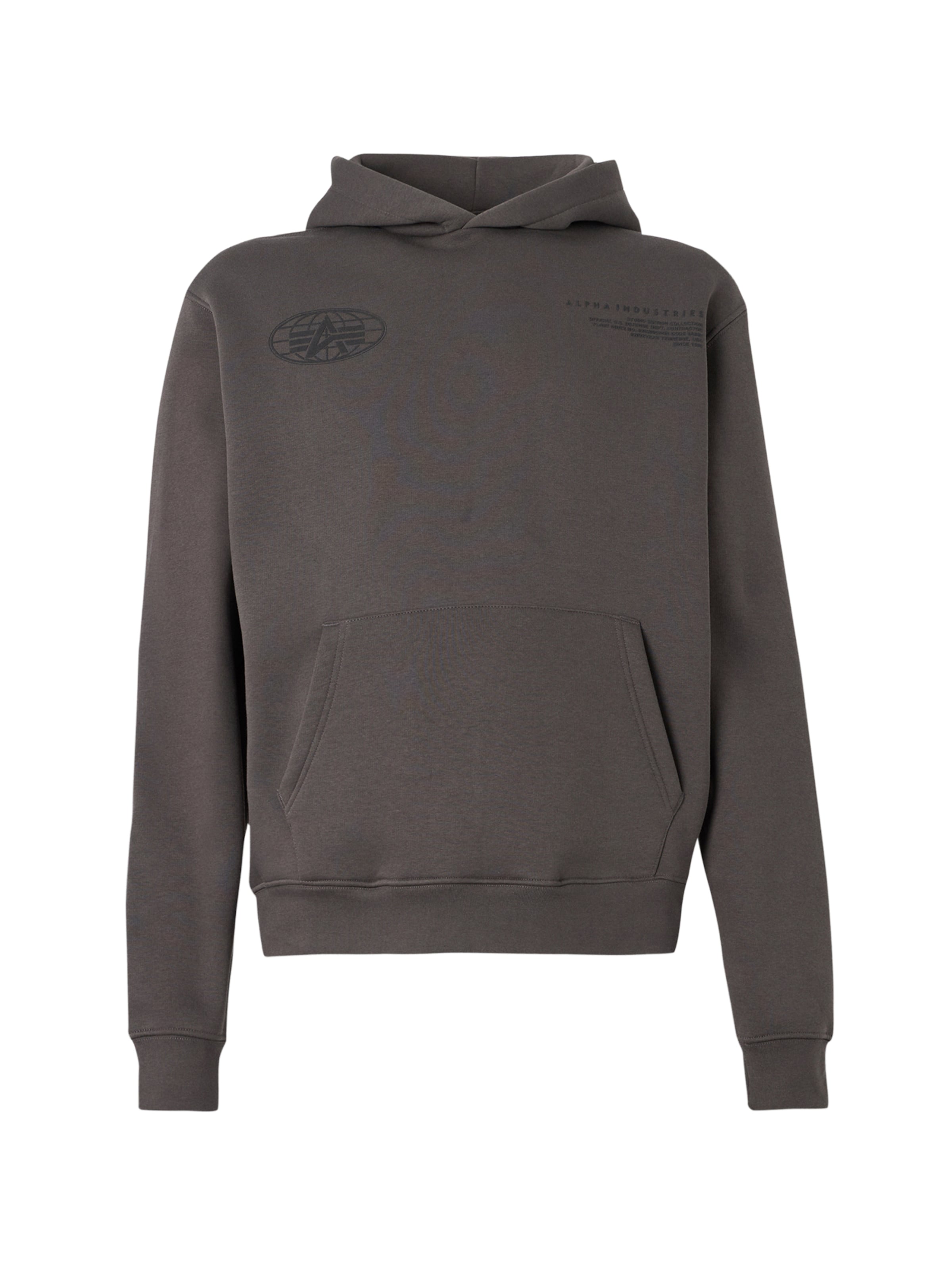 pilka ALPHA INDUSTRIES Megztinis be užsegimo: priekis
