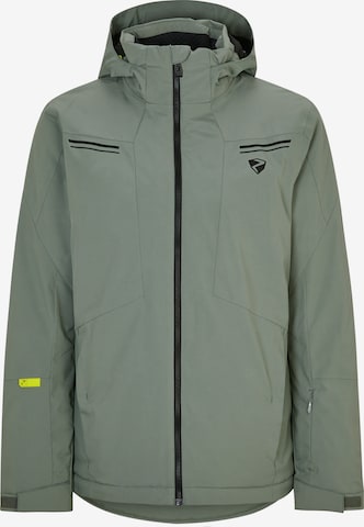 ZIENER Athletic Jacket 'TAFAR' in Green: front