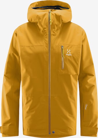 Haglöfs Outdoor jacket 'Lumi' in Yellow: front