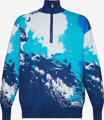 Pull-over ESPRIT en bleu : devant