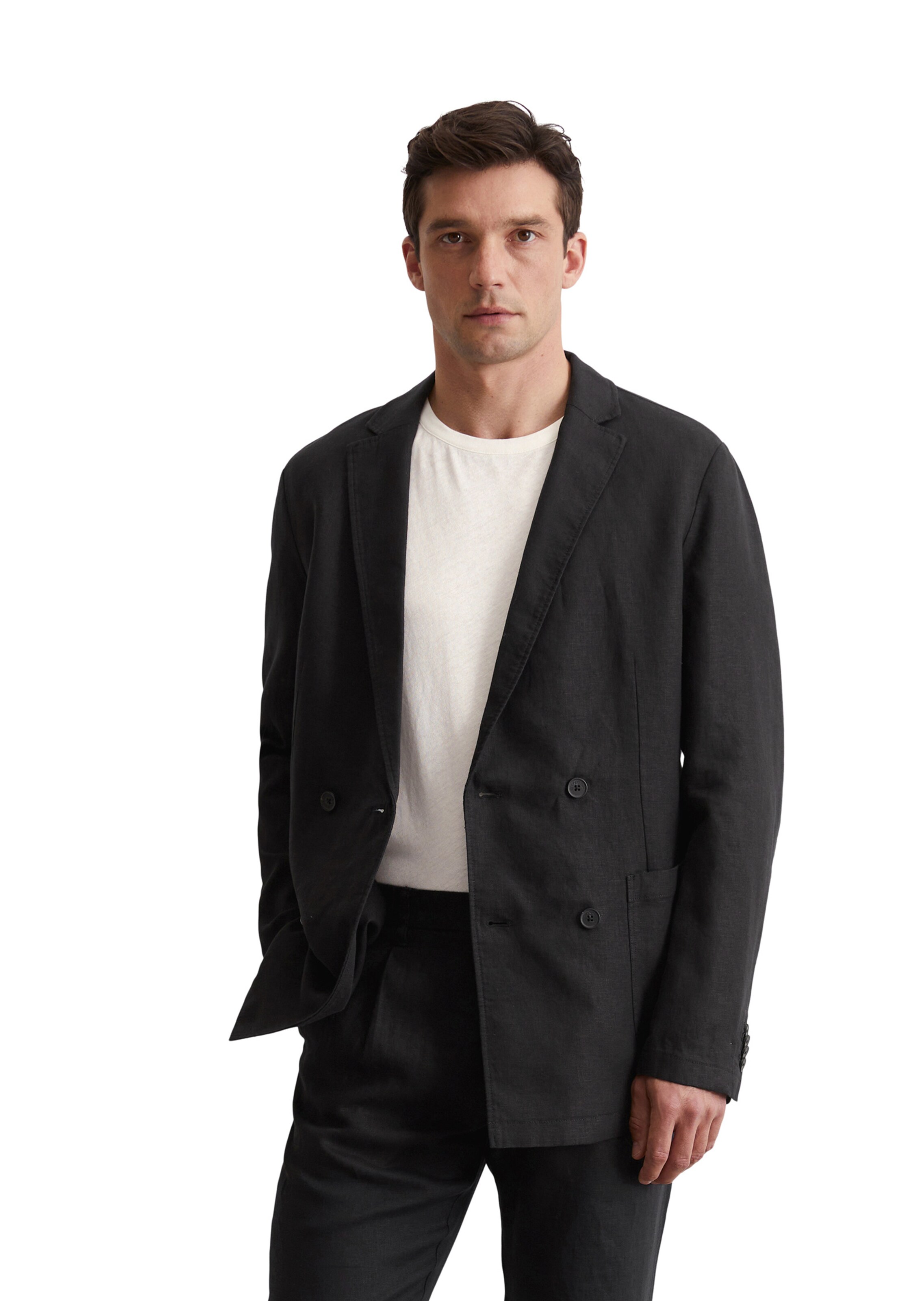 Marc O'Polo Regular fit Blazer in Black: front