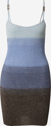 GCDS Knit dress in Blue: front