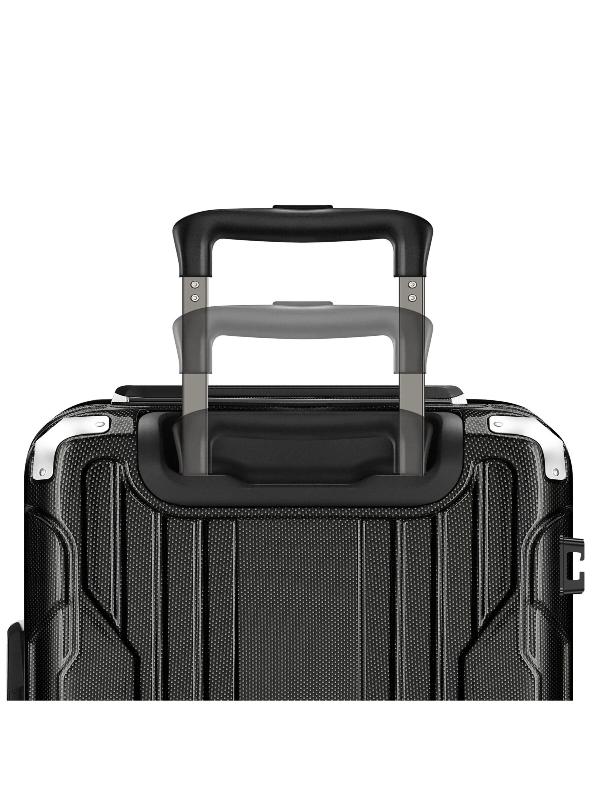 4FLY Suitcase 'Carbo' in Black