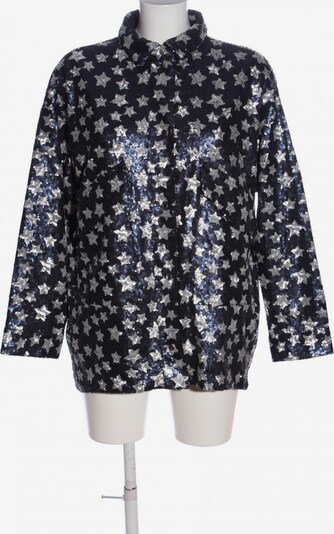 ZARA Übergangsmantel in M in blau / weiß, Produktansicht