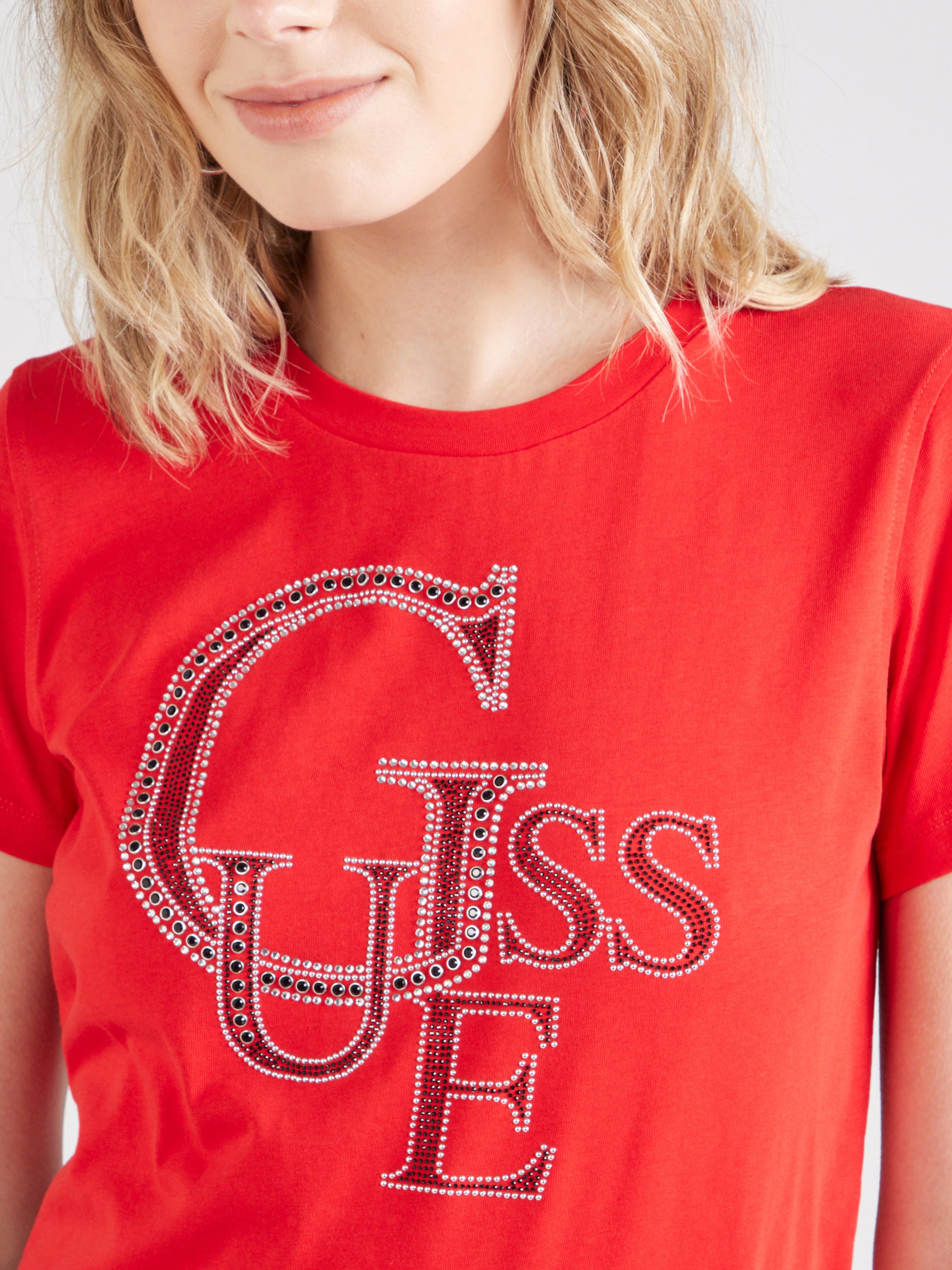 GUESS Shirt in Red ABOUT YOU