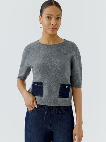 OUI Pullover in Grau: Vorderseite