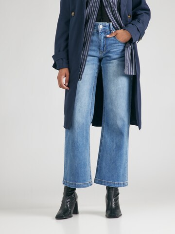 Herrlicher Bootcut Kavbojke 'Edna' | modra barva: sprednja stran