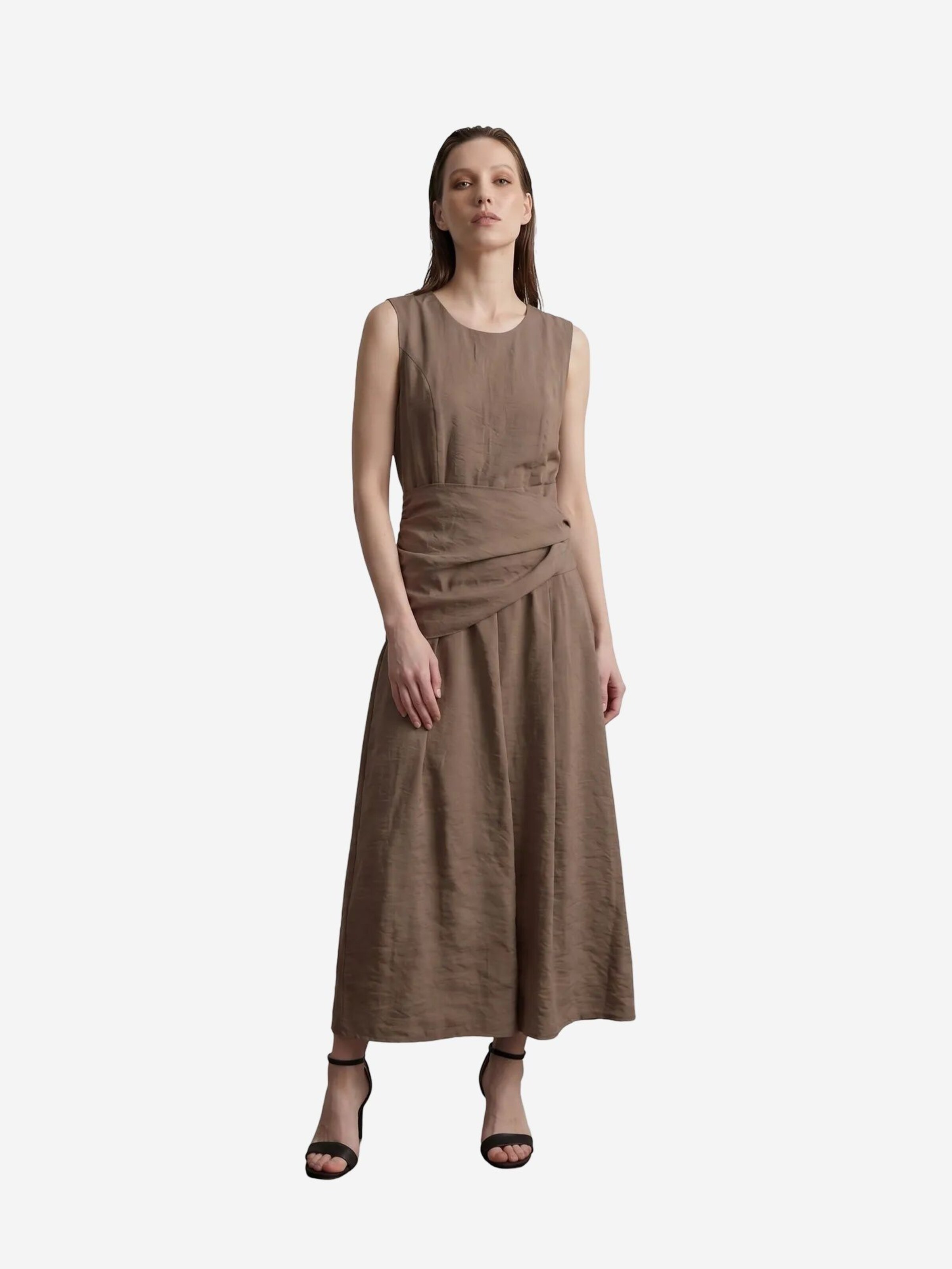 Robe My fashion en marron : devant