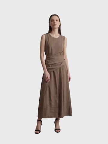 Robe My fashion en marron : devant