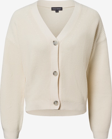 Cardigan Franco Callegari en beige : devant