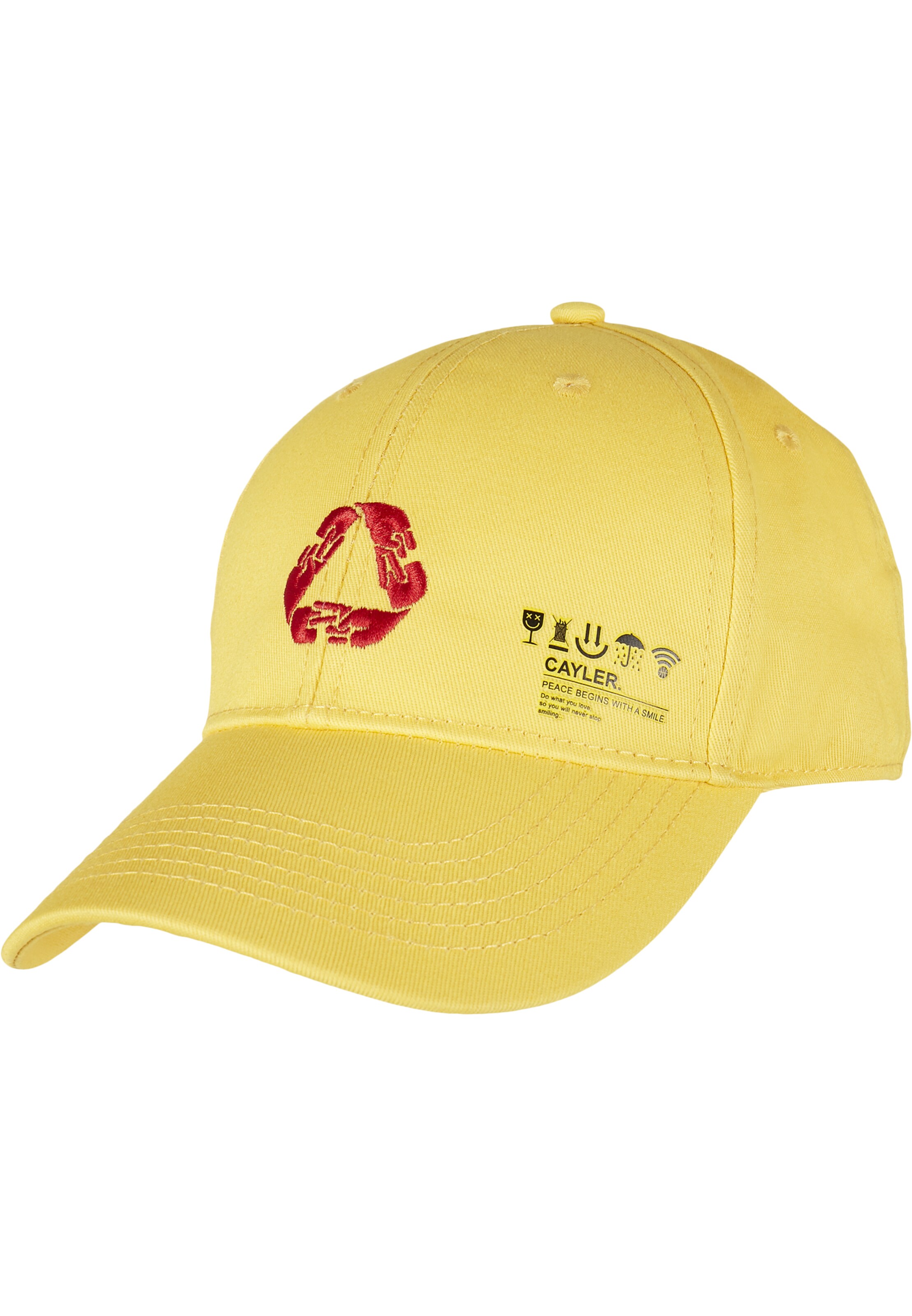 Casquette Cayler & Sons en jaune : devant