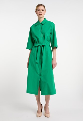 Robe-chemise DreiMaster Klassik en vert : devant