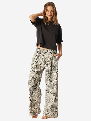 Pantalon de pyjama 'Mix Relax' SCHIESSER en beige