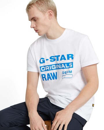 G-STAR Shirt 'Originals' in White