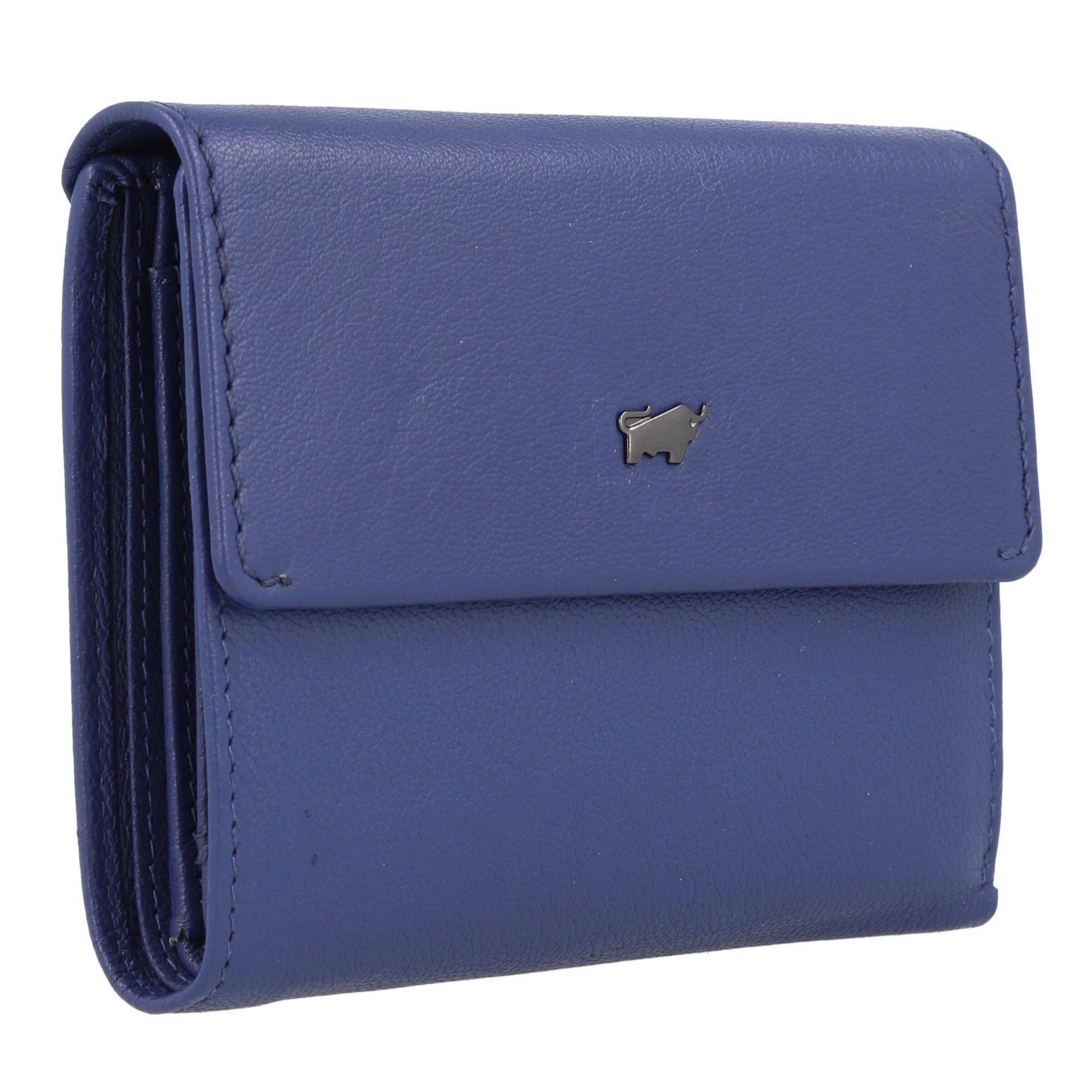 Braun Büffel Wallet 'Anna' in Blue