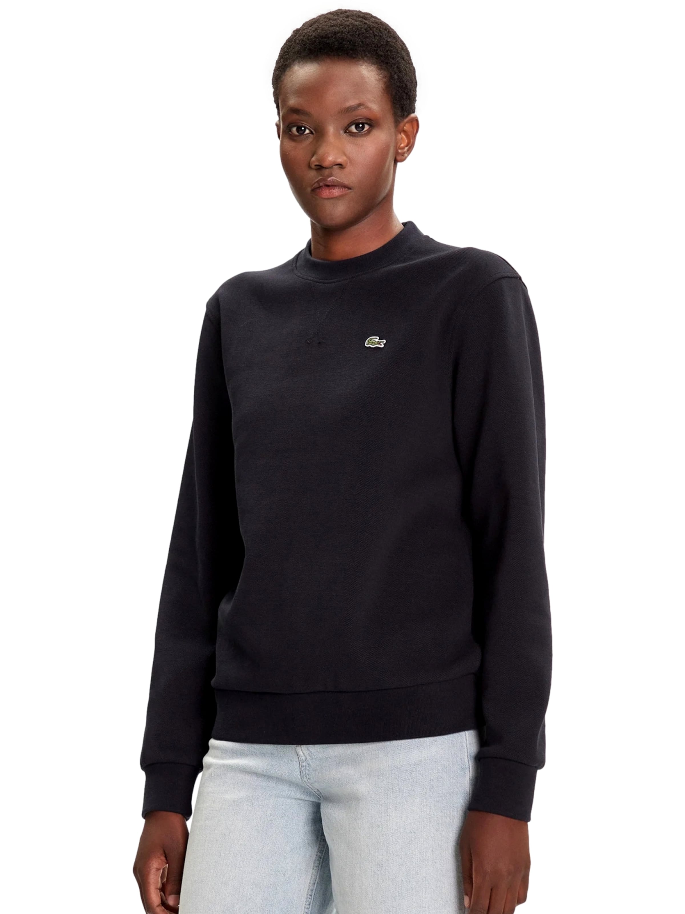 Sweat-shirt LACOSTE en bleu : devant