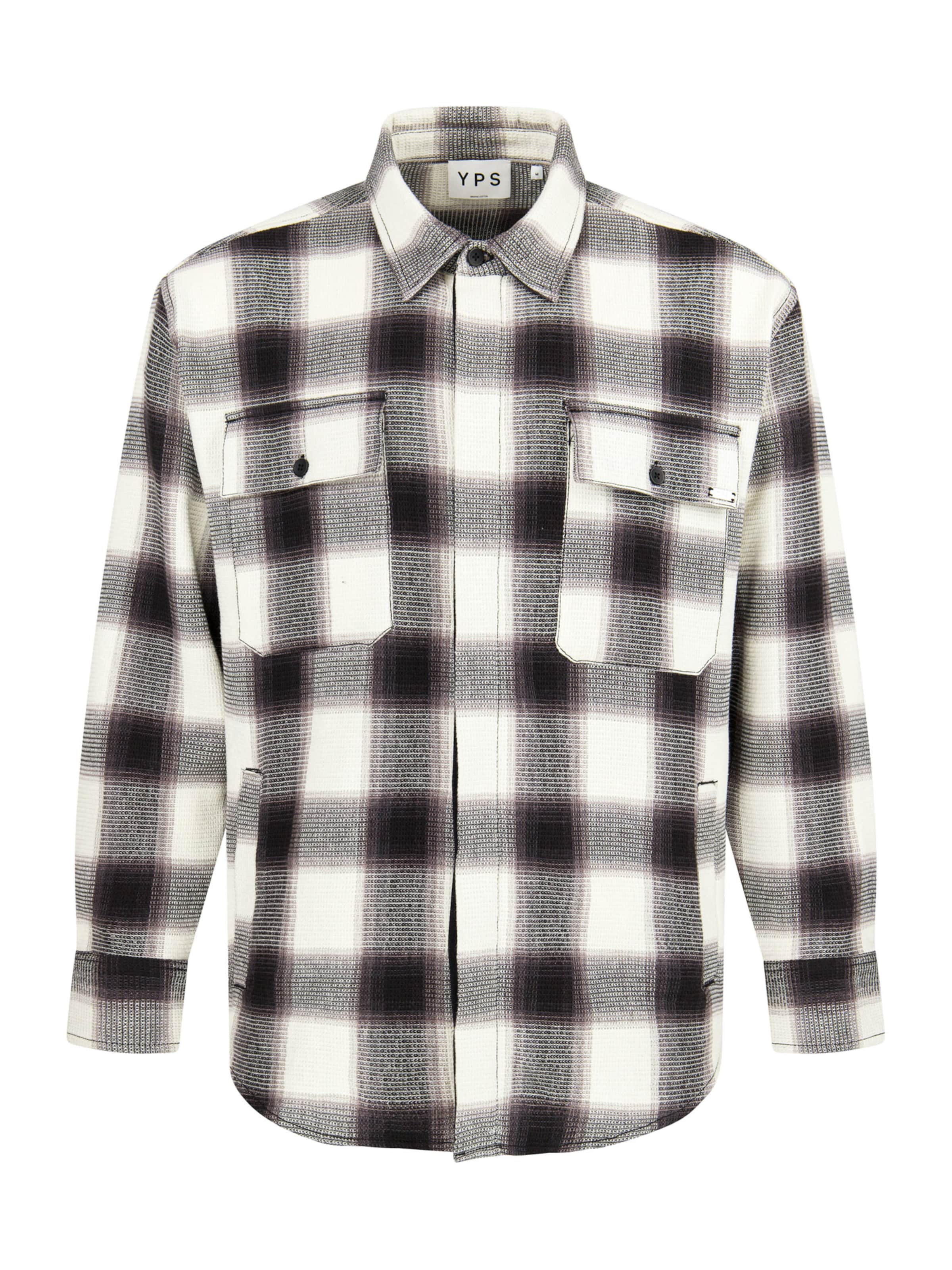 Young Poets Comfort fit Button Up Shirt 'Niko' in Black: front