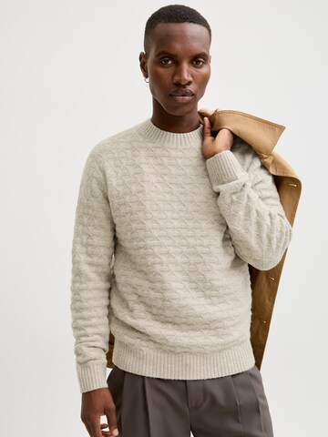 JACK & JONES Trui 'Simon' in Beige