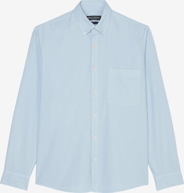 Marc O'Polo Button Up Shirt in Blue: front