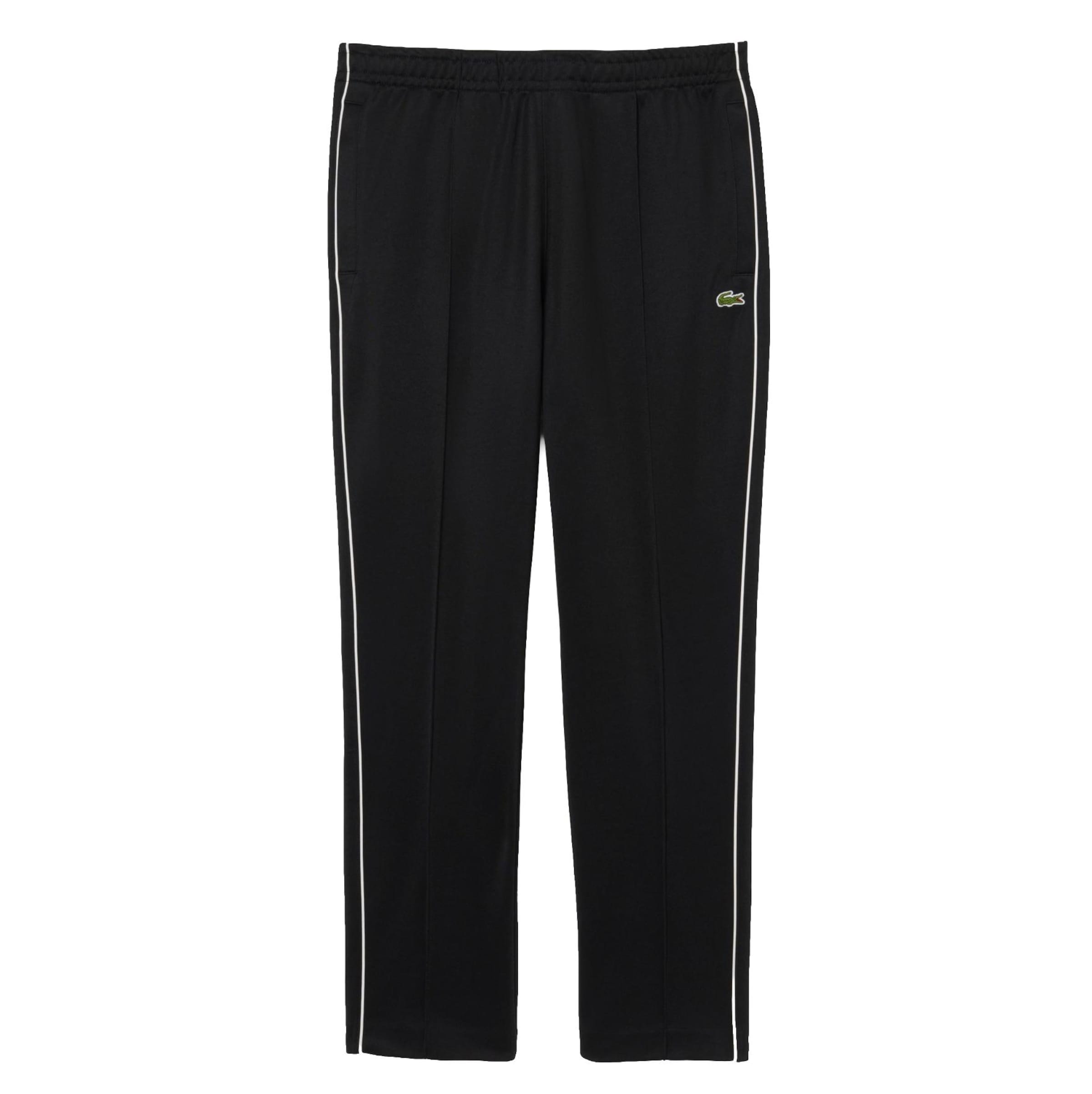LACOSTE Regular Pants in Black: front
