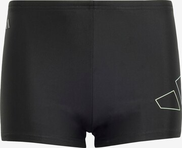 ADIDAS PERFORMANCE Swim Trunks in Black: front