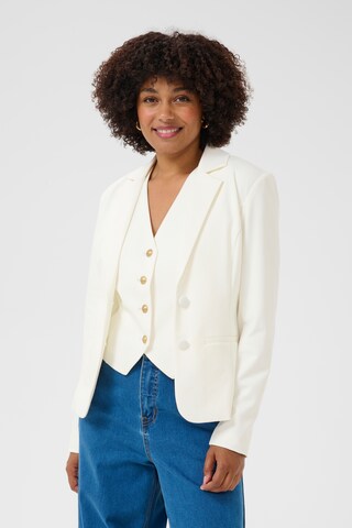 Blazer 'Anett' Cream en blanc : devant
