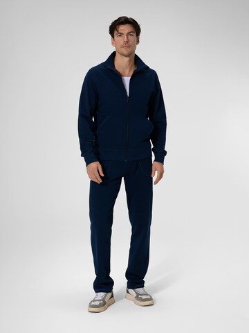 Ammann Sweatvest ' Iowa ' in Blauw: voorkant