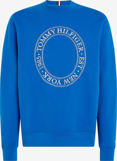 TOMMY HILFIGER Sweatshirt in blau / weiß, Produktansicht