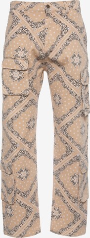 regular Pantaloni cargo di Karl Kani in beige: frontale