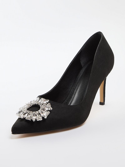Pumps Trendyol pe negru / argintiu, Vizualizare produs