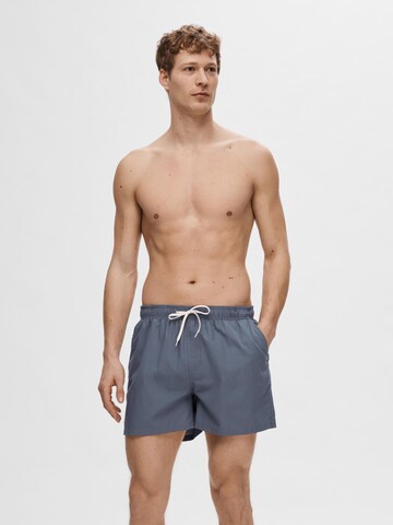 SELECTED HOMME Zwemshorts in Blauw