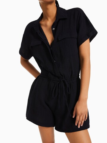 Tuta jumpsuit di Bershka in nero