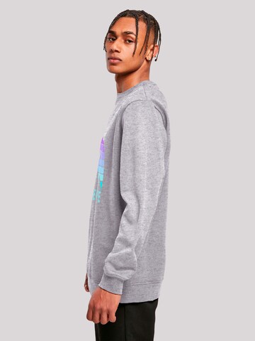 Sweat-shirt 'I Believe UFO Alien Raumschiff Retro' F4NT4STIC en gris