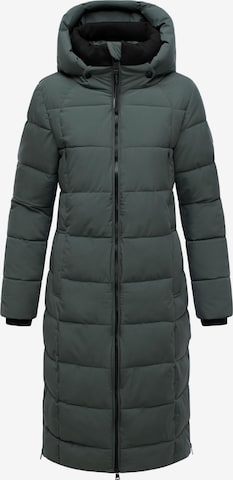 MARIKOO Wintermantel 'Lanitaa XVI' in Groen: voorkant
