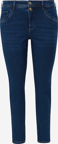 TRIANGLE Slimfit Jeansy w kolorze niebieski: przód