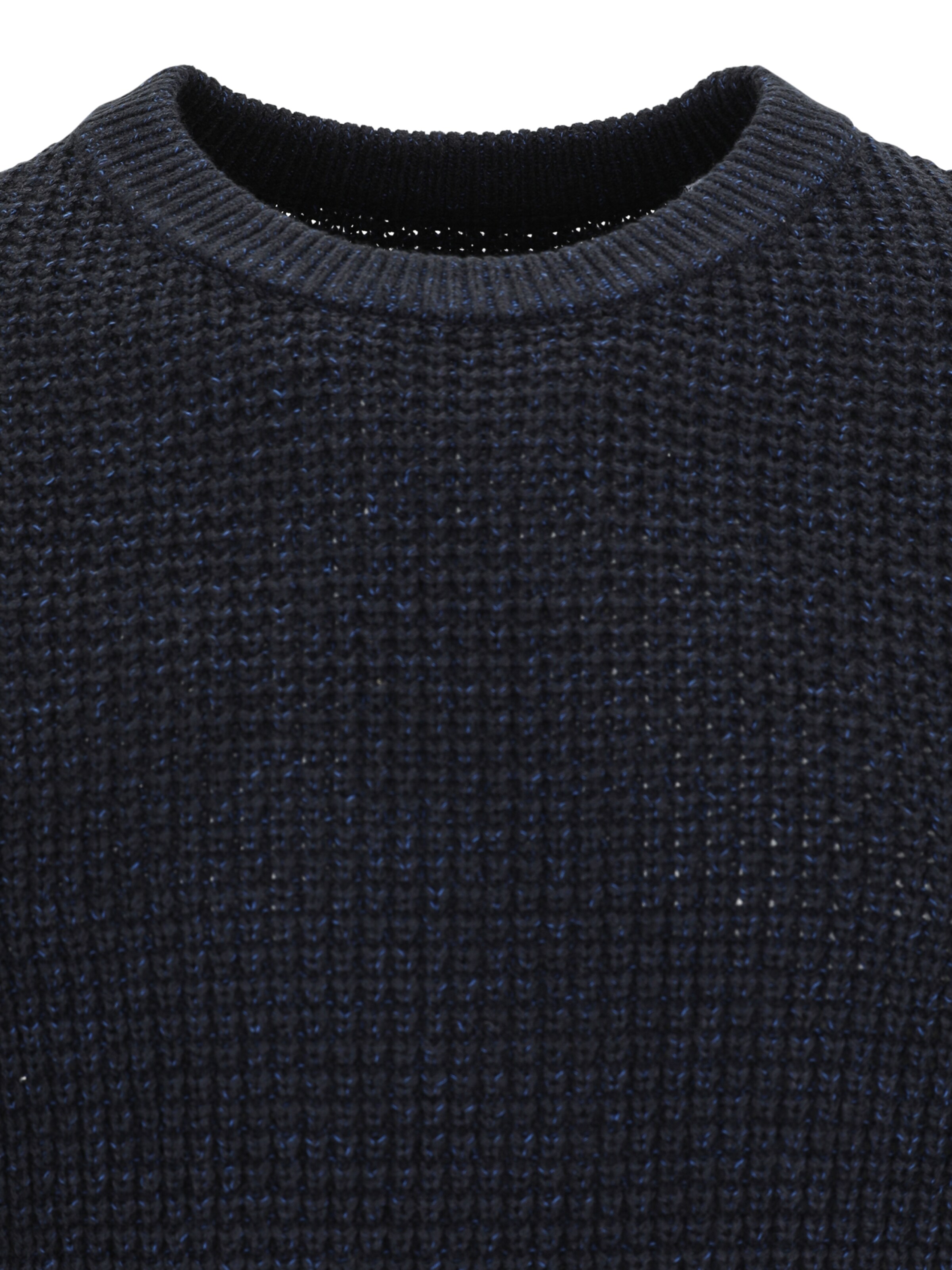 Jack & Jones Plus Sweater 'JJGLOBAL' in Blue