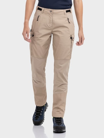 Schöffel Regular Outdoor trousers 'Style Maghera' in Beige: front