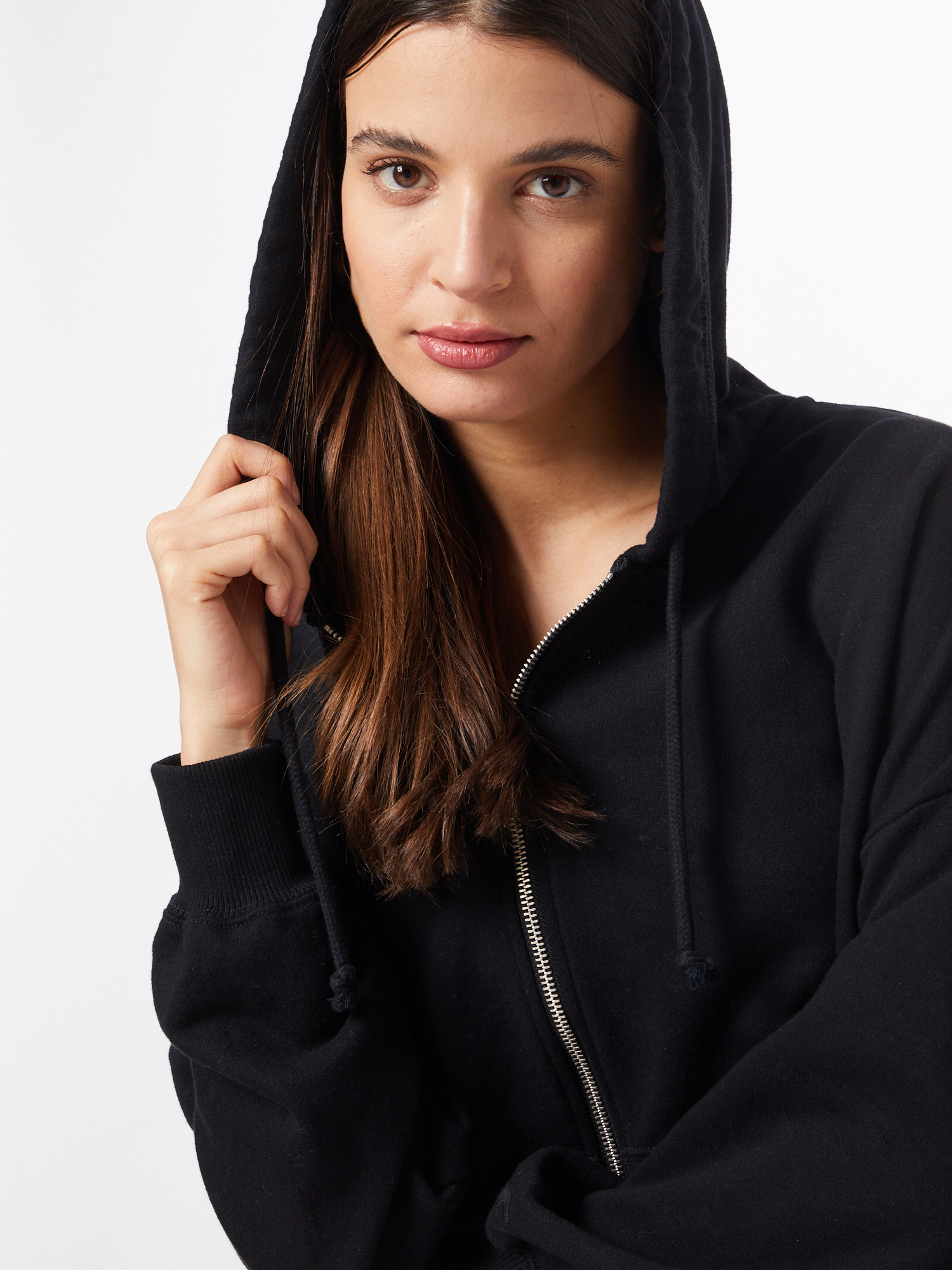 HOLLISTER Sweatjacke in Schwarz HOLLISTER Sweatjacke in Schwarz