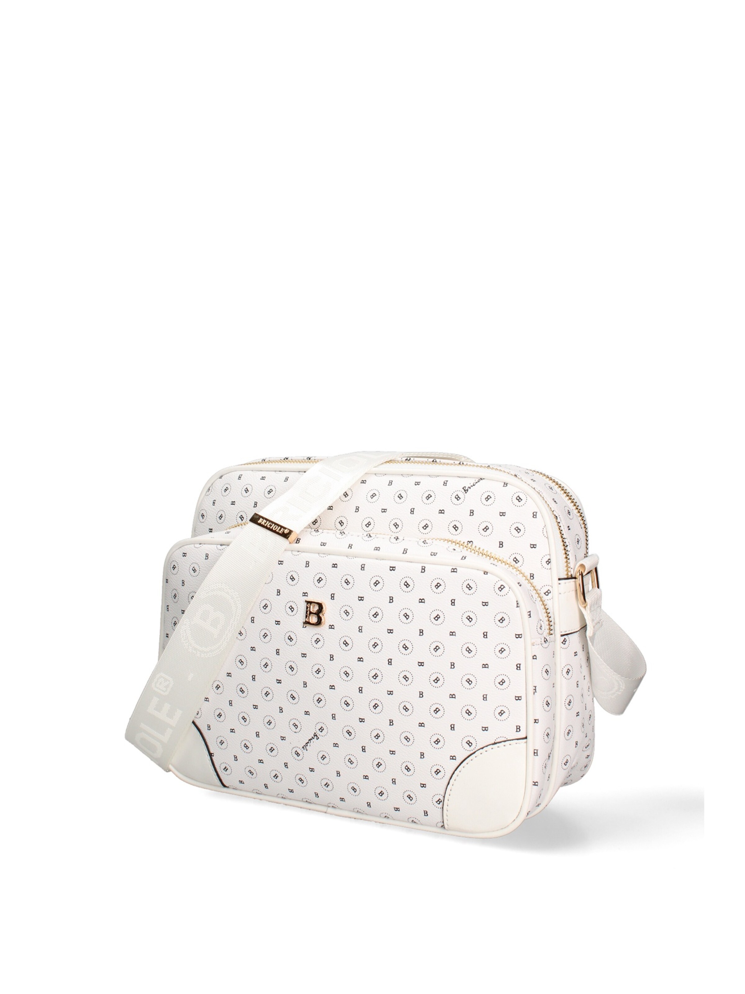 Sac bandoulière Briciole en blanc : devant
