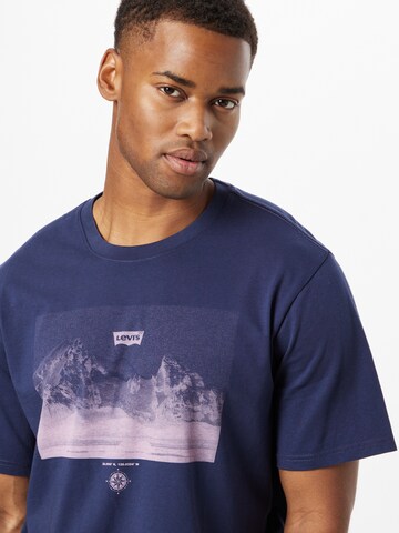 LEVI'S ® Póló 'Relaxed Fit Tee' - kék