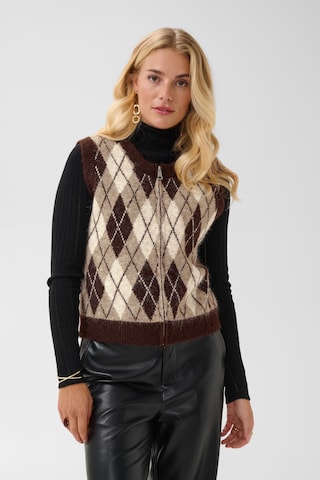 Cream Vest i brun: forside