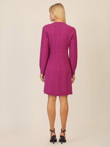 APART Knitted dress in Purple