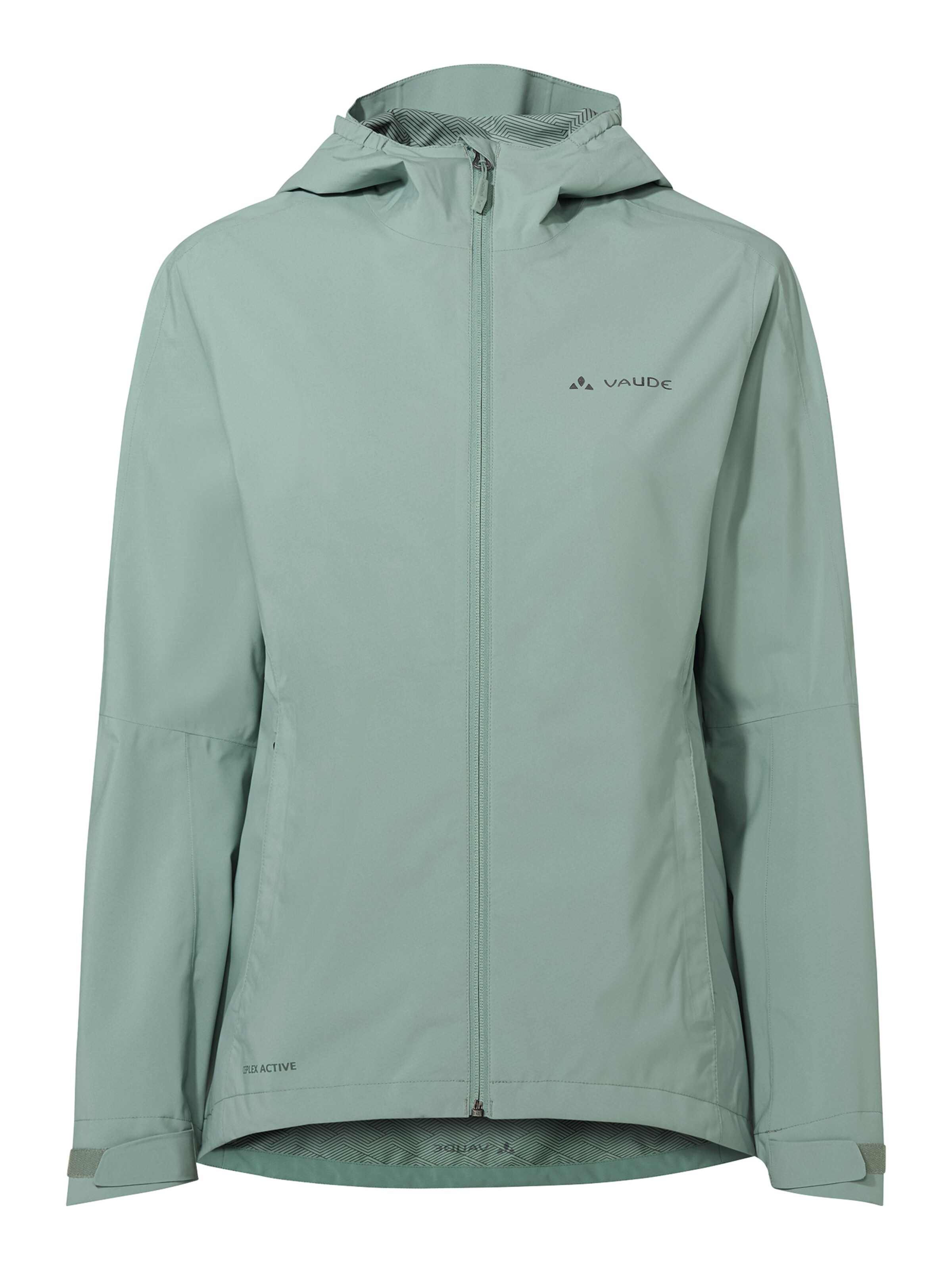 VAUDE Weatherproof jacket 'Moab' in Green: front