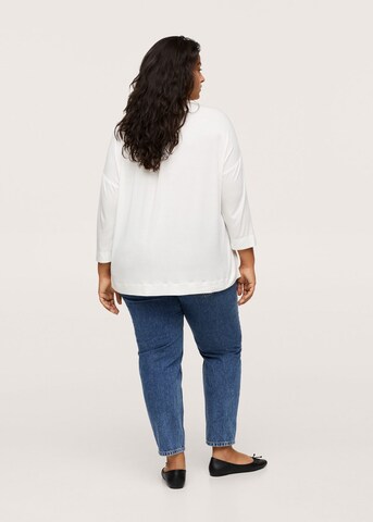 Camicia da donna 'Nacho' di MANGO in bianco
