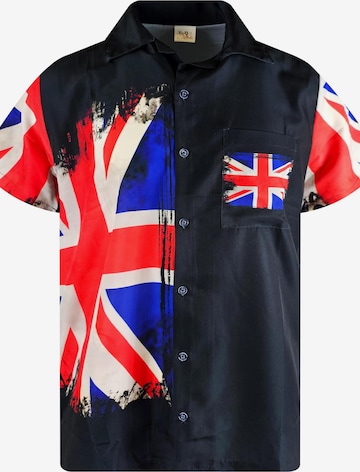 KY's Regular Fit Hemd 'Ukulele' in Weiß: Vorderseite