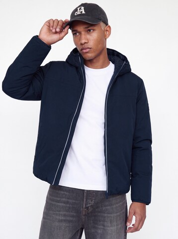 JACK & JONES Winter Jacket 'JJEBROOKLYN' in Blue